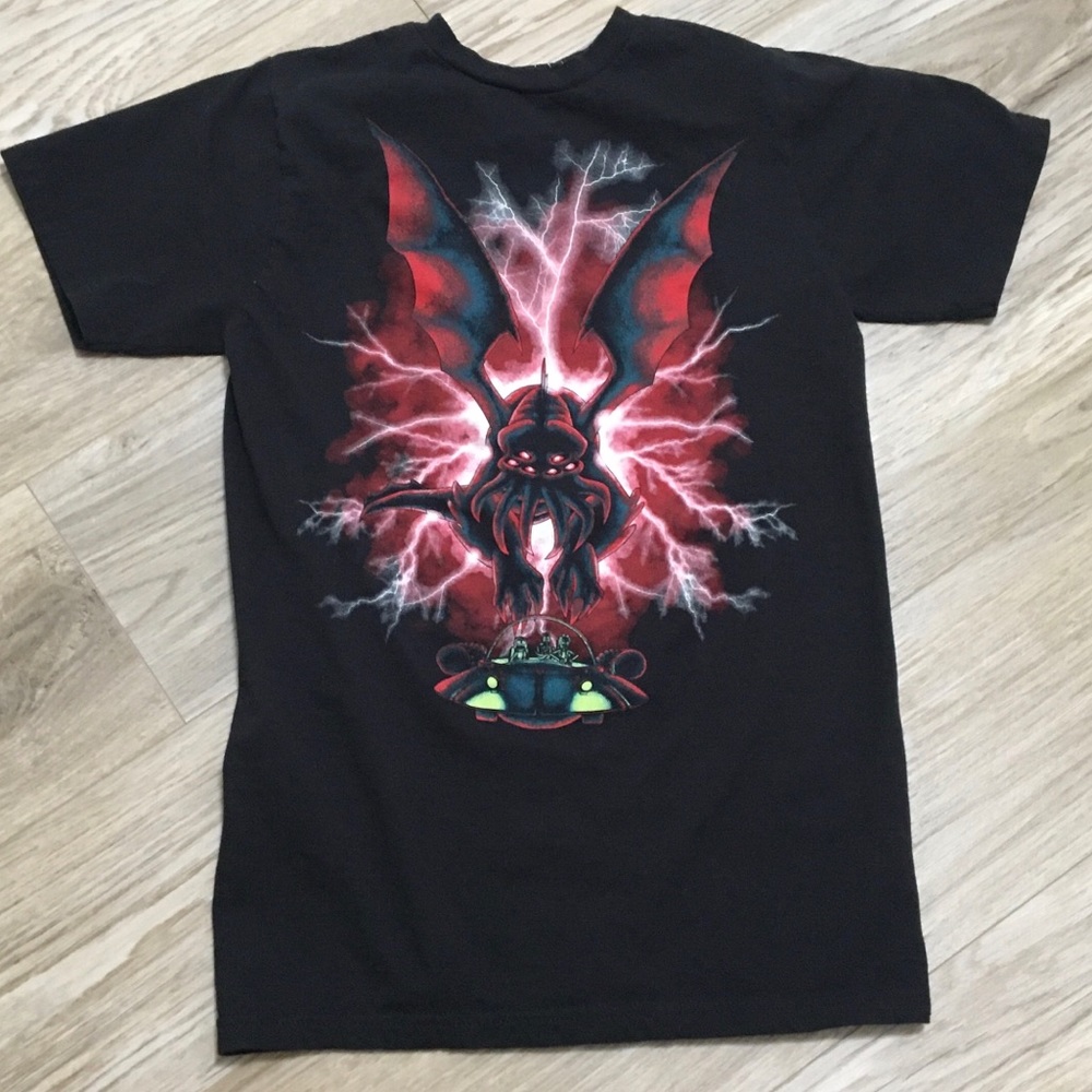 Rick and Morty Cthulhu Spaceship 2019 T-Shirt Men’s Small